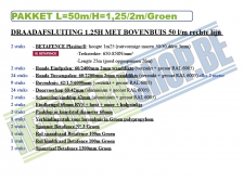 Afsluiting zonder betonplaat - Draadafsluitingen